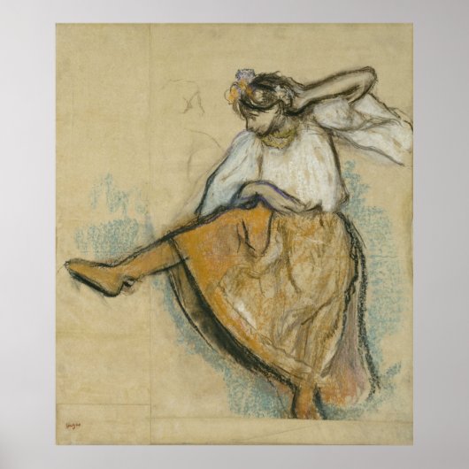 Russische danser Edgar Degas Poster (Voorkant)