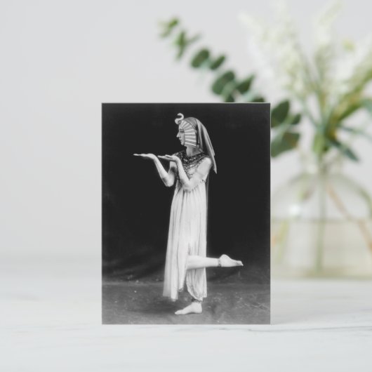 Russische danser in het kostuum Cleopatra Briefkaart (Staand voorkant)