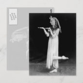 Russische danser in het kostuum Cleopatra Briefkaart (Voorkant / Achterkant)