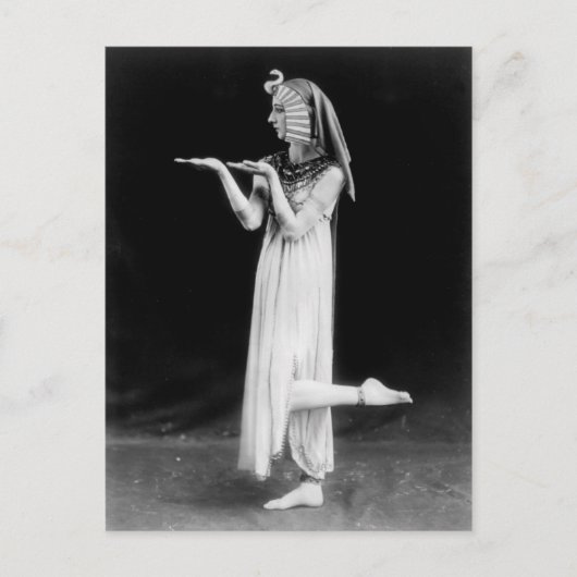 Russische danser in het kostuum Cleopatra Briefkaart (Voorkant)
