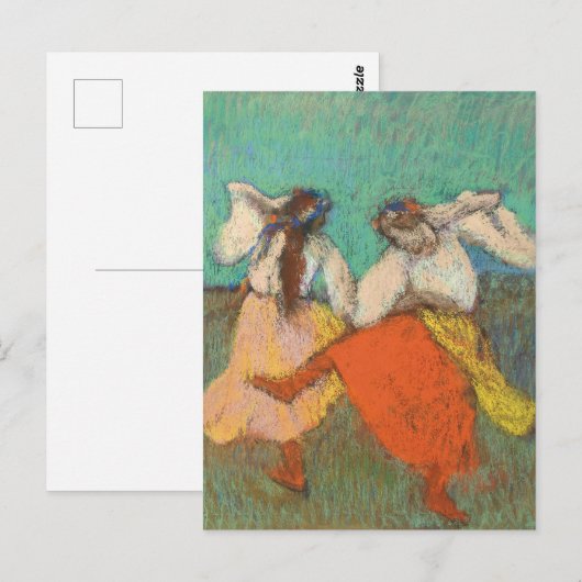 Russische dansers Edgar Degas Briefkaart (Voorkant / Achterkant)