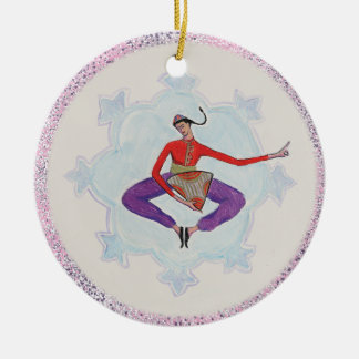 Russische dansstof Nutkraker Character Keramisch Ornament