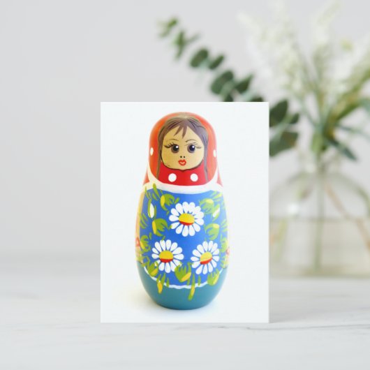 Russische dollar briefkaart (Staand voorkant)