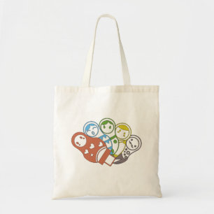 Russische dollars Kleurrijk Canvas tas