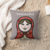 Russische dolle matryoshka-denkussen op maat kussen (Deken)