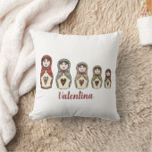 Russische dolle matryoshka-denkussen op maat kussen (Deken)