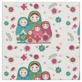 Russische Dolls Fabric Stof (Close Up)