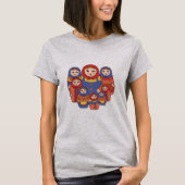 Russische Dolls Matryoshka T-shirt (Voorkant)