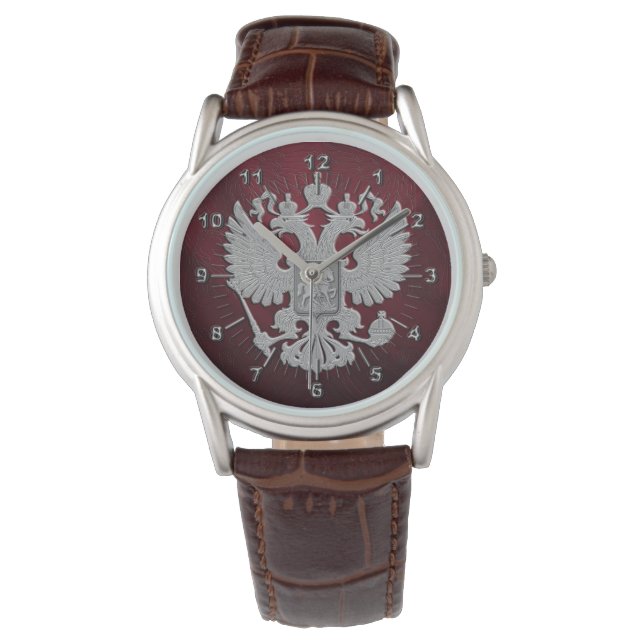 Russische dubbele adelaar horloge (Voorkant)