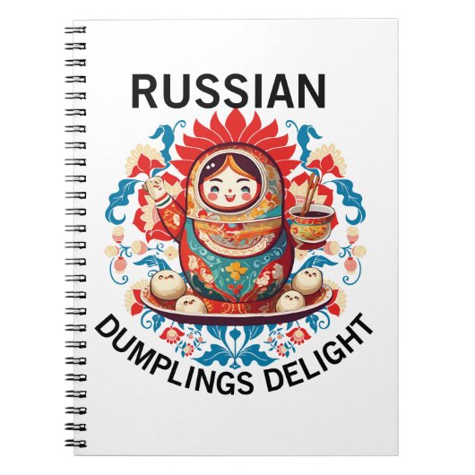 russische dumpings genot notitieboek (Voorkant)