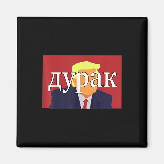 Russische dwaas Trump grappig Magneet (Voorkant)