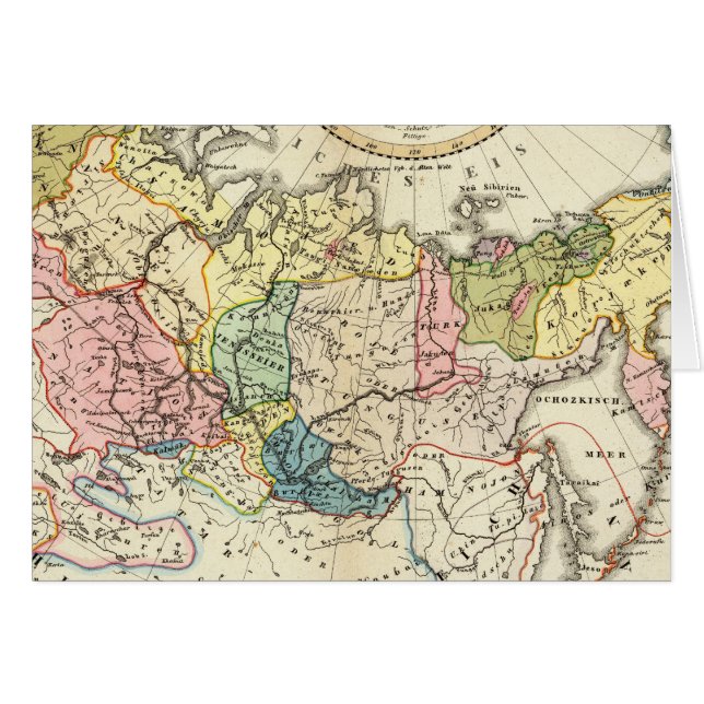 Russische Empire Ethnografie (Voorkant Horizontaal)