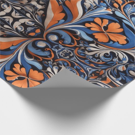 Russische etnische en  print cadeaupapier (Hoek)