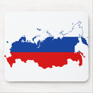 RUSSISCHE FEDERATIE - RUSLAND/VLAG/KAART/KLEUREN MUISMAT