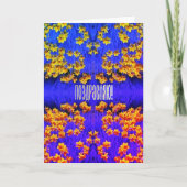 Russische felicitatiekaart met Daffodils Kaart (Voorkant)