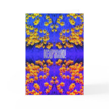 Russische felicitatiekaart met Daffodils