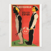 Russische film Poster Russische avant Garde Print Briefkaart (Voorkant)
