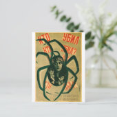 Russische film Poster Russische avant Garde Print Briefkaart (Staand voorkant)