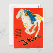 Russische film Poster Russische avant Garde Print Briefkaart (Voorkant / Achterkant)