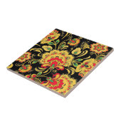 RUSSISCHE FOLK ART TEGELTJE (Zijkant)