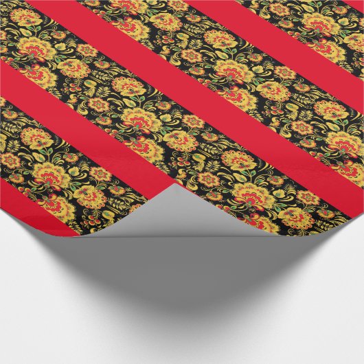 RUSSISCHE FOLK ART WORK CADEAUPAPIER (Hoek)