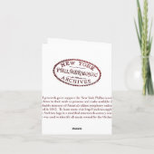 Russische Folklore Notecard Kaart (Achterkant)