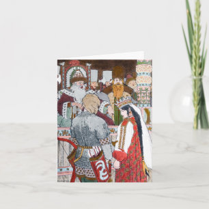 Russische Folklore Notecard Kaart