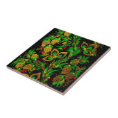 Russische folklusjes tegeltje (Zijkant)