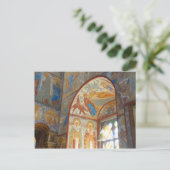 Russische frescos briefkaart (Staand voorkant)