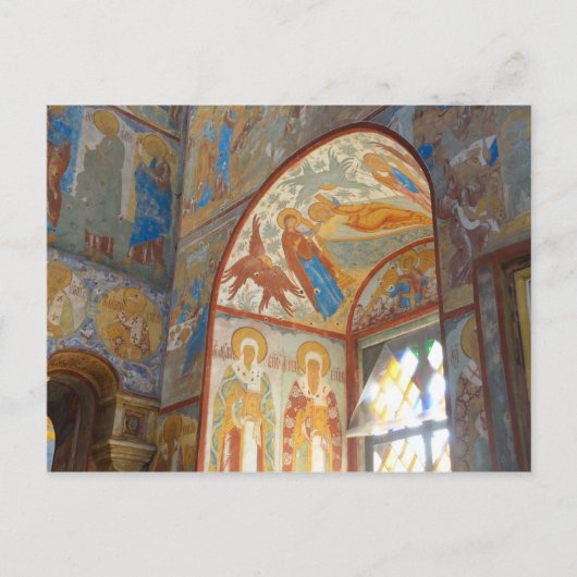 Russische frescos briefkaart (Voorkant)