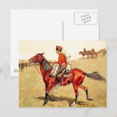 Russische Garde Briefkaart (Voorkant / Achterkant)