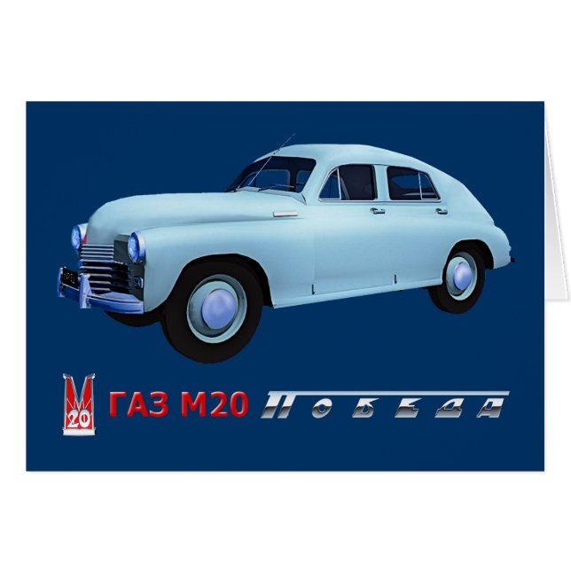 Russische GAZ M20 Sedan (Voorkant Horizontaal)