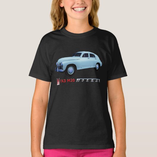 Russische GAZ M20 Sedan T-shirt (Voorkant)