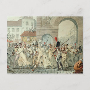 Russische gevangenen op de Boulevard Briefkaart