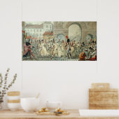 Russische gevangenen op de Boulevard Poster (Keuken)