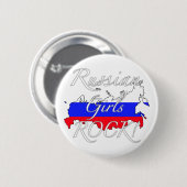 Russische Girls Rock! Ronde Button 5,7 Cm (Voorkant /achterkant)