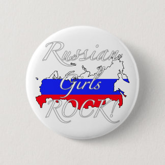 Russische Girls Rock! Ronde Button 5,7 Cm