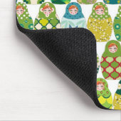 Russische groene pop muismat (Hoek)