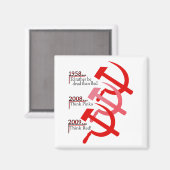 Russische hamer en sikkel embleem magneet (Voorkant / Achterkant)