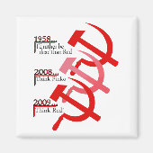 Russische hamer en sikkel embleem magneet (Voorkant)