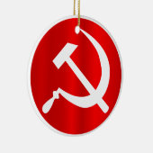 Russische hamer en sikkel keramisch ornament (Rechts)