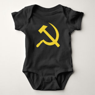 Russische hamer- en sikkelbodysuit-Football Romper
