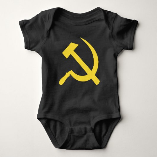 Russische hamer- en sikkelbodysuit-Football Romper (Voorkant)