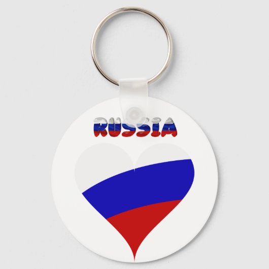 Russische hartvlag sleutelhanger (Voorkant)