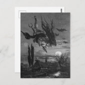 Russische heks: pittoresk Rusland Briefkaart (Voorkant / Achterkant)