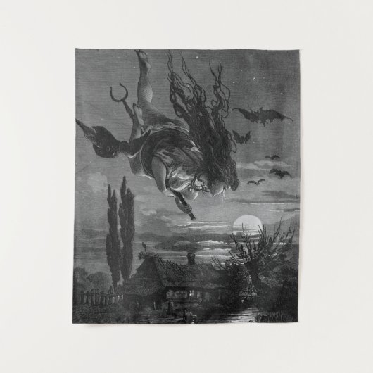 Russische heks: pittoresk Rusland Wandkleed (Voorkant)