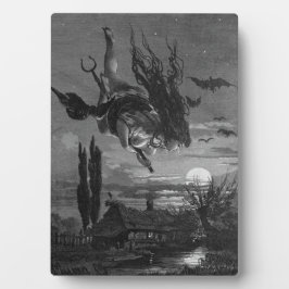 Russische heks: pittoreske Russische plaque Fotoplaat