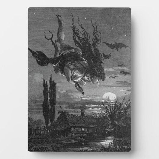 Russische heks: pittoreske Russische plaque Fotoplaat (voorkant)