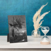 Russische heks: pittoreske Russische plaque Fotoplaat (Zijkant)