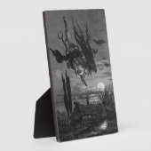 Russische heks: pittoreske Russische plaque Fotoplaat (Zijkant)